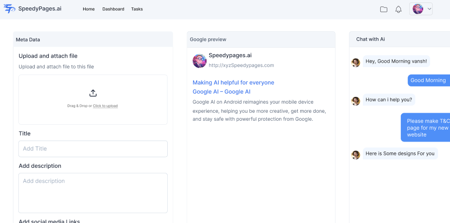 Meta Tags & Custom Tags